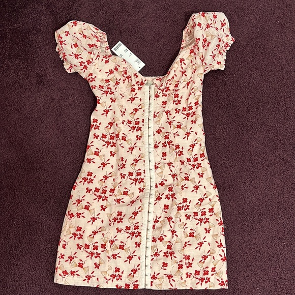 NWT Urban Outfitters Pink Floral Dress - Picture 6 of 10